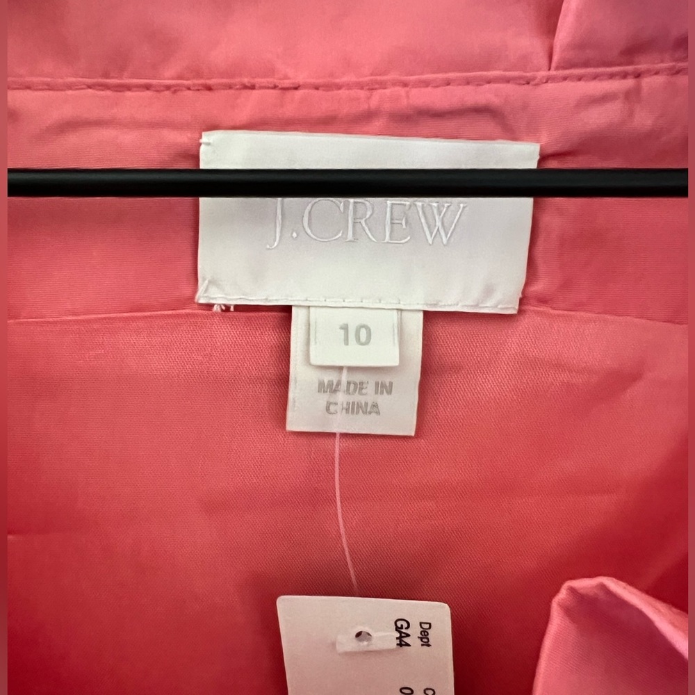 NWT J. Crew Ruffle Tank Dress Size 10 - Picture 3 of 6